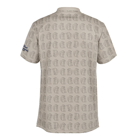 Pattern Play Blade Collar Polo Shirt