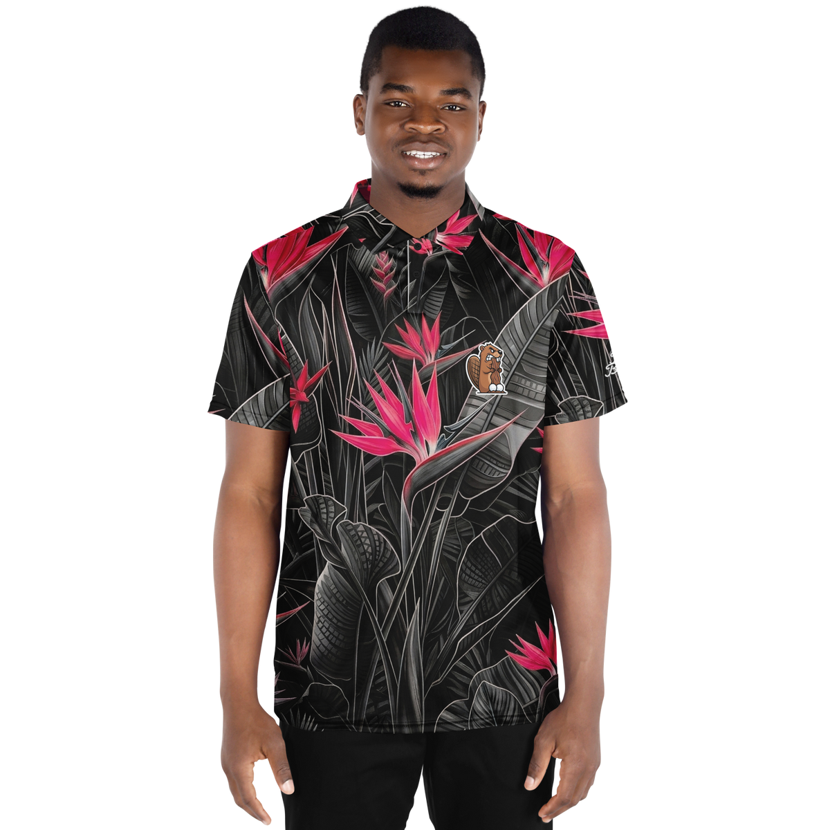 Birdies & Paradise Polo Shirt