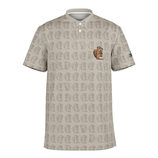Pattern Play Blade Collar Polo Shirt