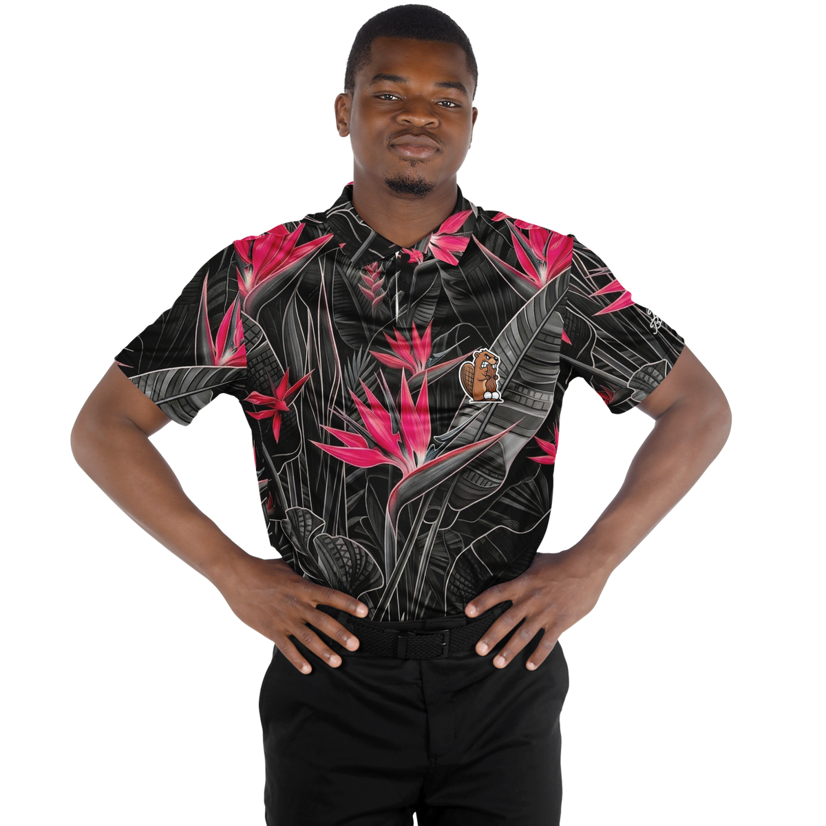 Birdies & Paradise Polo Shirt