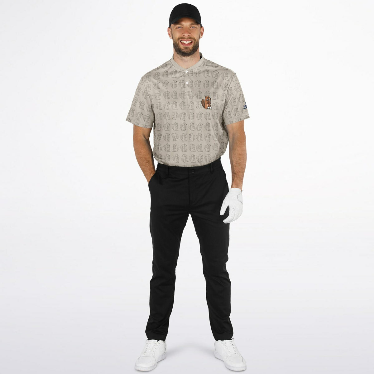 Pattern Play Blade Collar Polo Shirt