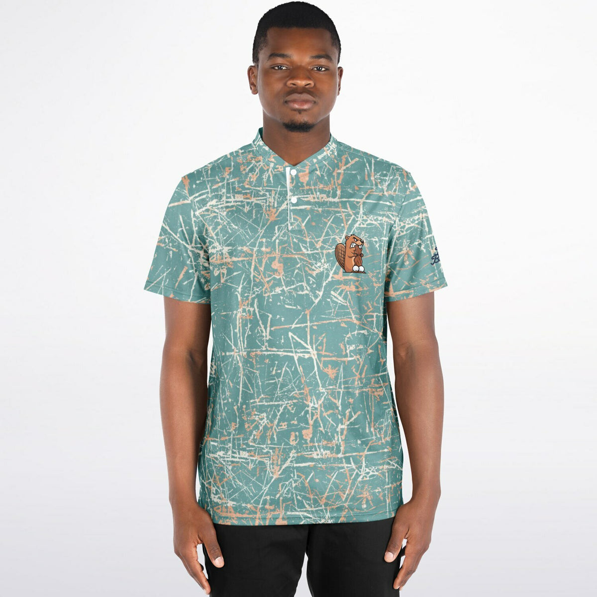 Beaver Skratch Blade Collar Polo Shirt