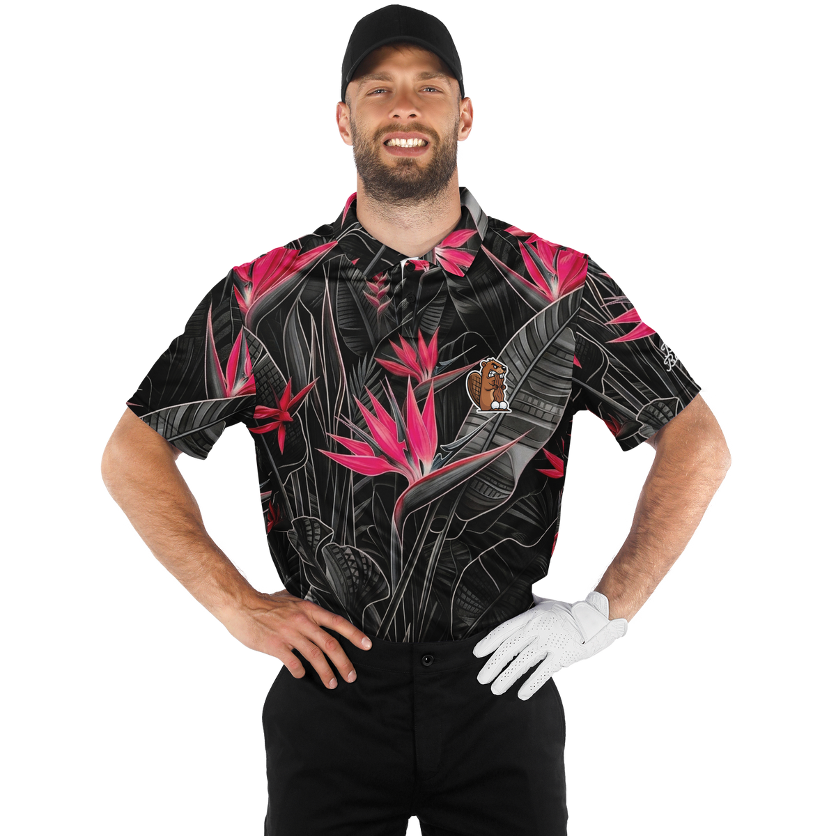 Birdies & Paradise Polo Shirt